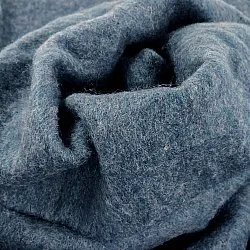 Throws - Plaid in wool mix - Samantha (blue)