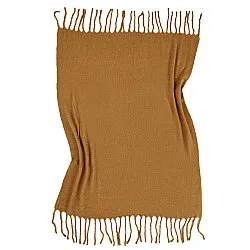 Throws - Plaid in wool mix - Samantha (yellow)