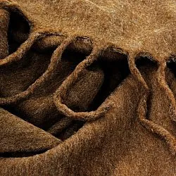 Throws - Wool blend throw - Samantha (brown)