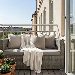 Blankets - Vanja Throw (cream)