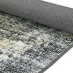 Flatweave rug - Bechar (black/multi)