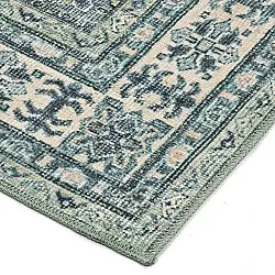 Flatweave rug - Benaluna (blue/green)
