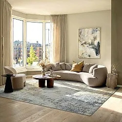 Flatweave rug - Comino (beige/multi)