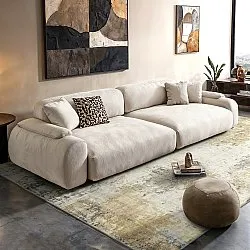Flatweave rug - Comino (grey/multi)