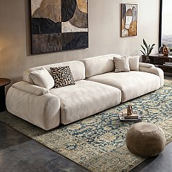 Flatweave rug - Delvar (blue)