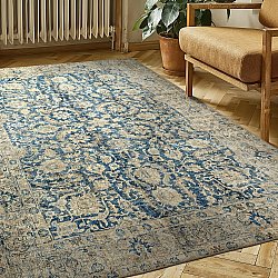 Flatweave rug - Delvar (blue)