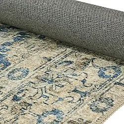 Flatweave rug - Delvar (blue)