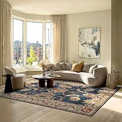 Flatweave rug - Fadarin (blue)