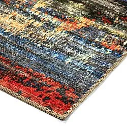 Flatweave rug - Kazea (orange/multi)
