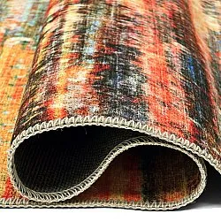 Flatweave rug - Kazea (orange/multi)