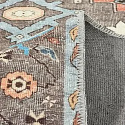 Flatweave rug - Kordava (grey/red)