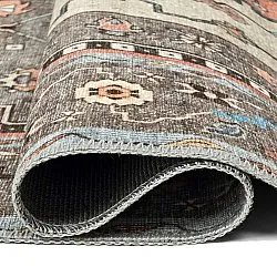 Flatweave rug - Kordava (grey/red)