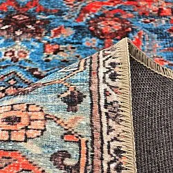 Flatweave rug - Mardin (red/blue)