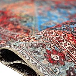 Flatweave rug - Mardin (red/blue)
