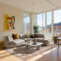 Flatweave rug - Meralis (red)