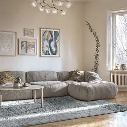 Flatweave rug - Myrina (grey)