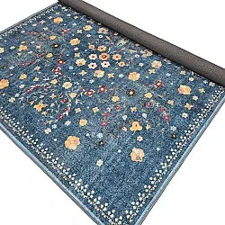 Flatweave rug - Nabilar (blue)