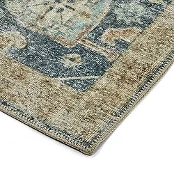 Flatweave rug - Noura (blue)