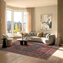Flatweave rug - Velamir (red)