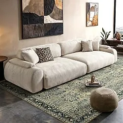 Flatweave rug - Yasirah (blue/green)