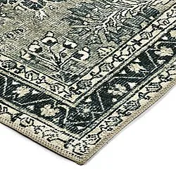 Flatweave rug - Yasirah (blue/green)