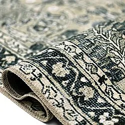 Flatweave rug - Yasirah (blue/green)