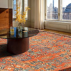 Flatweave rug - Yasirah (orange)