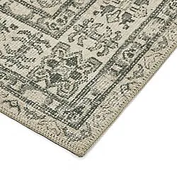 Flatweave rug - Zuleina (green)