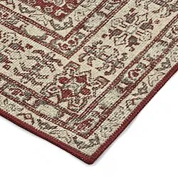 Flatweave rug - Zuleina (red)
