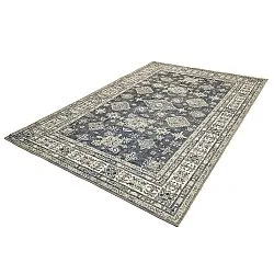 Flatweave rug - Zuleina (dark grey)