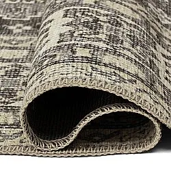 Flatweave rug - Zuleina (dark grey)