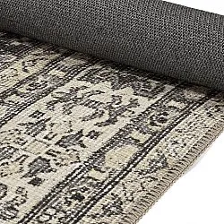 Flatweave rug - Zuleina (dark grey)