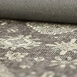 Flatweave rug - Zuleina (dark grey)
