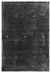 Shaggy rugs - Stettin (black)