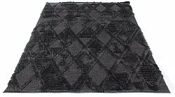 Shaggy rugs - Rostock (black)