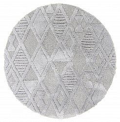 Round rugs - Rostock (grey)