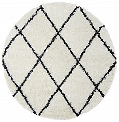 Round rugs - Akita (black/white)