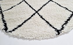 Round rugs - Akita (black/white)