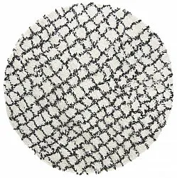 Round rugs - Taverna (black/white)