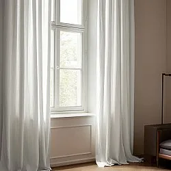 Curtains - Linen curtain Luana (white)