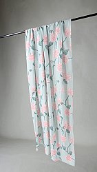 Curtains - Cotton curtain Alyssa (green/pink)