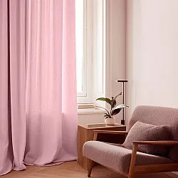 Curtains - Linen curtain Cosmina (pink)
