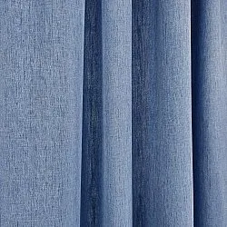 Curtains - Linen curtain Melania (dark blue)