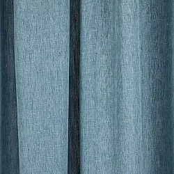 Curtains - Linen curtain Melania (dark turquoise)