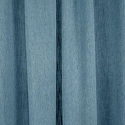 Curtains - Linen curtain Melania (dark turquoise)