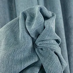 Curtains - Linen curtain Melania (dark turquoise)