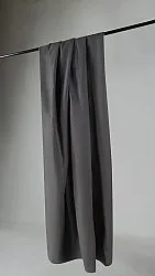 Curtains - Cotton curtain Anja (dark grey)