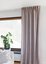 Curtains - Cotton curtain Anja (Grey)