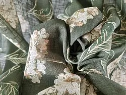 Curtains - Cotton curtain - Dorthe (green)