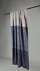 Curtains - Linen curtain Perrine (grey/blue)